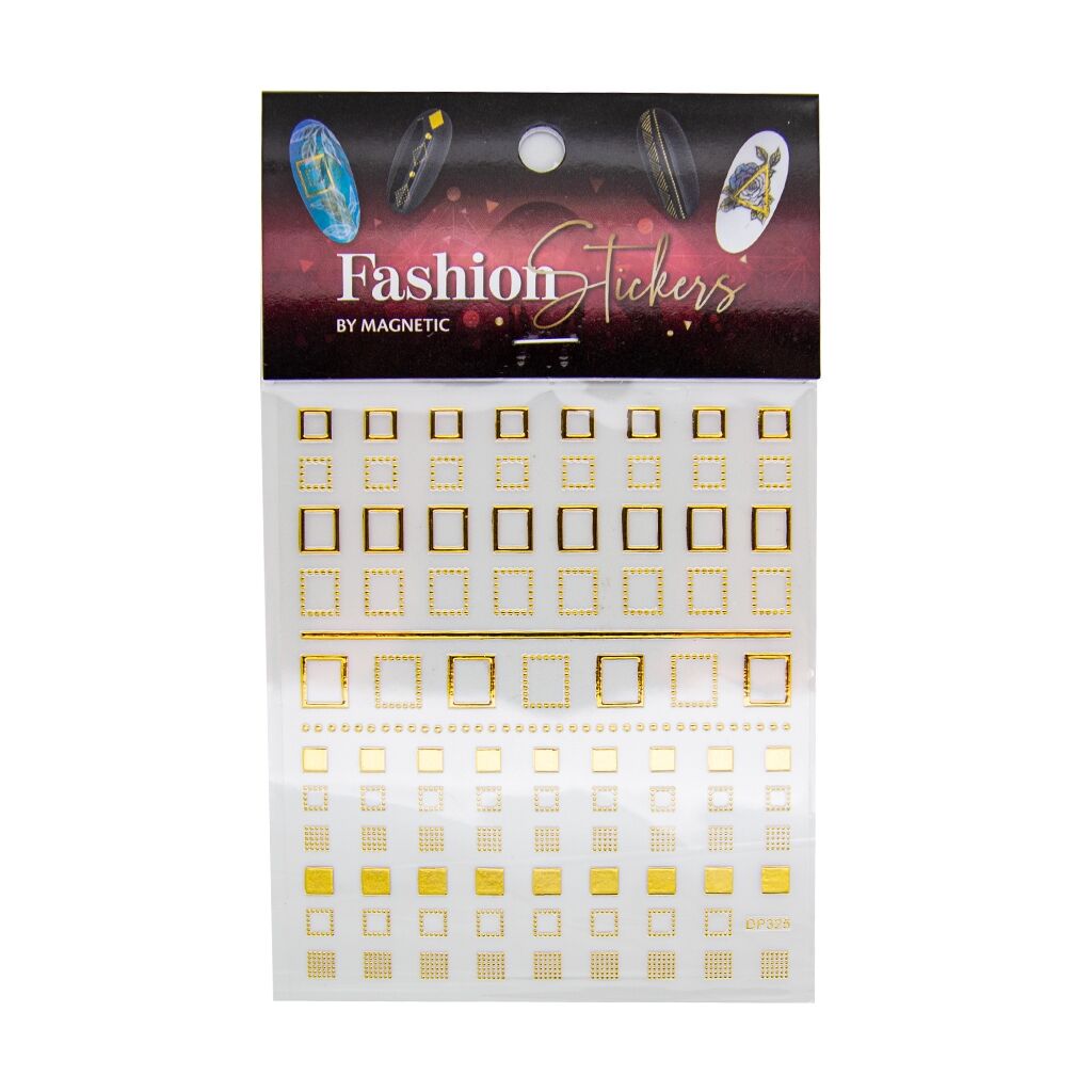 Fashion Sticker Gold - Square