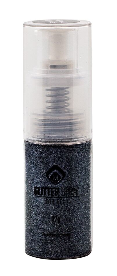 Glitterspray - Steel Black