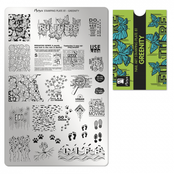 Moyra Stamping Plate 81 Greenity