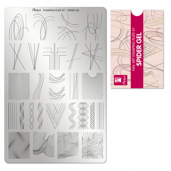 Moyra Stamping Plate 87 Spider Gel