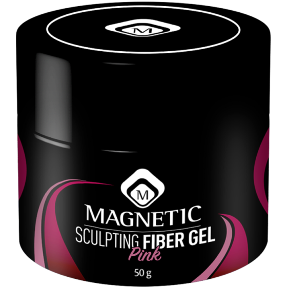 Magnetic Sculpting Fiber Gel Pink 50 gr.