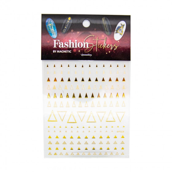 Magnetic Fashion Sticker Gold - Triangle