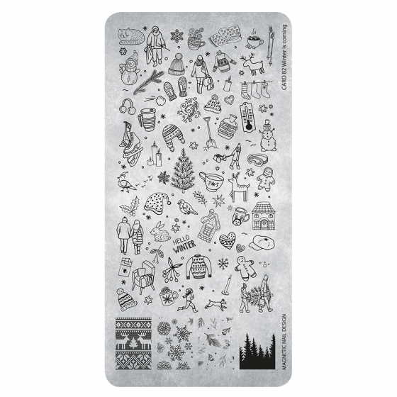 Magnetic Stamping Plate 82 - Winter is Coming