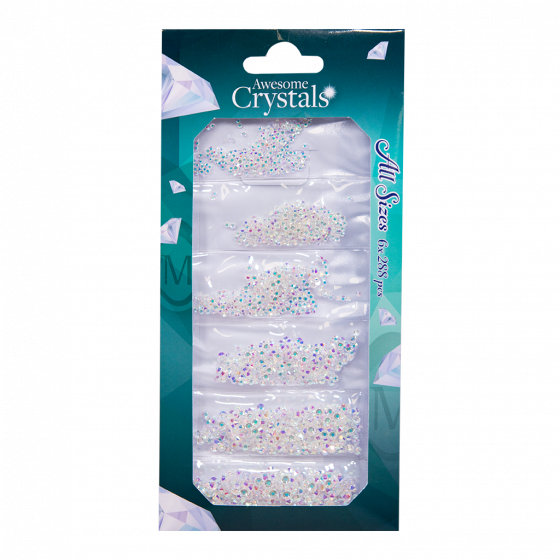 Magnetic Awesome Crystals 6 sizes - Transparant