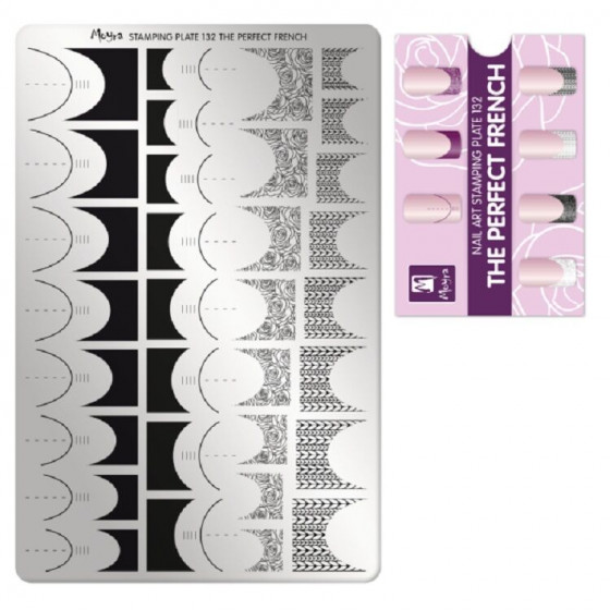 Moyra Stamping Plate 132 The Perfect French