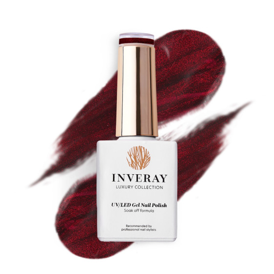 Inveray UV/LED Gel Nail Polish N°287 Cat eye CANDIED CHERRY