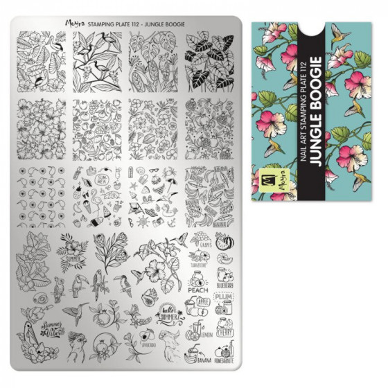 Moyra Stamping Plate 112 Jungle Boogie