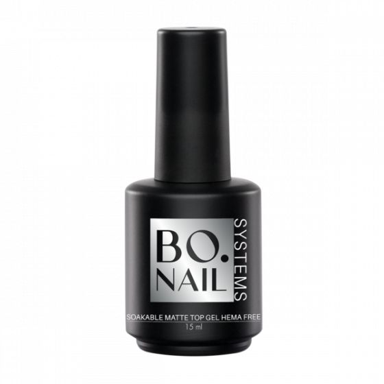 BO. Soakable Matte Top Gel Hema Free 15 ml