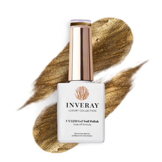 Inveray UV/LED Gel Nail Polish N°278 Cat Eye GOLDEN ECLIPSE
