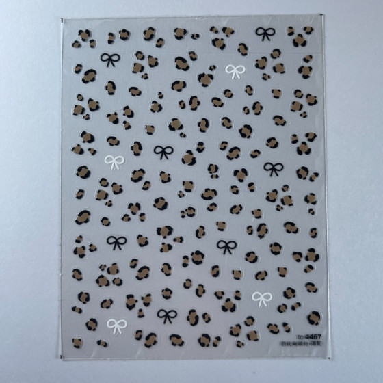 NIC Nailart Sticker Panter - Bruin