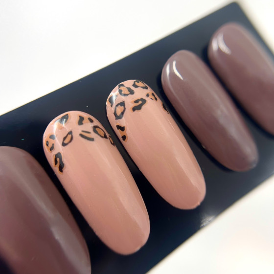 NIC Nailart Sticker Panter - Bruin