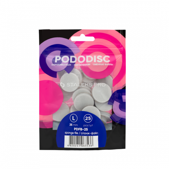 Staleks Pro Disposable file sponges for Pododisc 25 mm