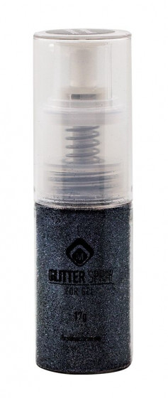 Magnetic Glitterspray - Steel Black