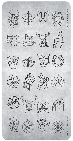 Magnetic Stamping Plate 27 - Christmas 03