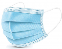 Mondkapjes - 3-laags - Blauw 50 stuks