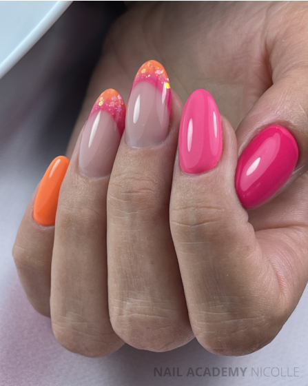 Fantasy French Pink Orange