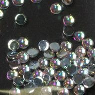 Magnetic Rhinestones Clear Ice Round 100 pcs S, M en L