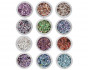 Magnetic Mixes Metal Flakes - 12 colours