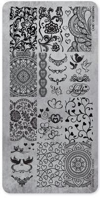 Magnetic Stamping Plate 10 - Wedding  