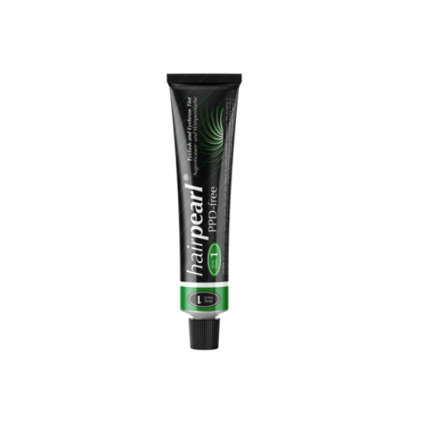 Hairpearl PPD-free Wimper-, en Wenkbrauwverf - Raven Black