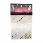 Magnetic Fashion Sticker Gold - Hearts