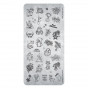 Magnetic Stamping Plate 51 - X-mas