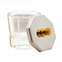 Magnetic Small Glass Dappendish with Lid