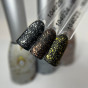 Magnetic Top Gel Matt Flakes Gold