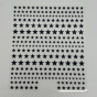 NIC Nailart Sticker Christmas Star - Black