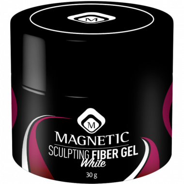 Magnetic Sculpting Fiber Gel White 30 gr.