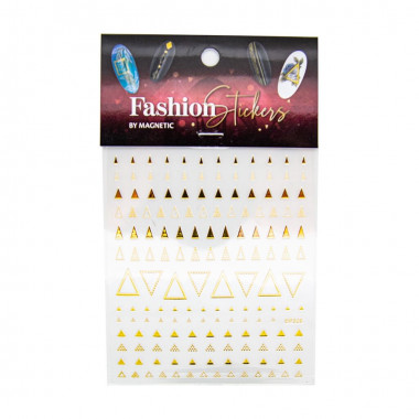 Magnetic Fashion Sticker Gold - Triangle