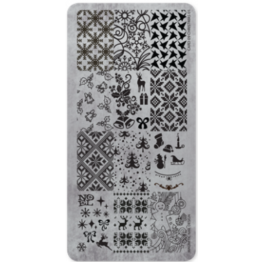 Magnetic Stamping Plate 09 - Christmas