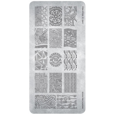 Magnetic Stamping Plate 22 - African Vibes