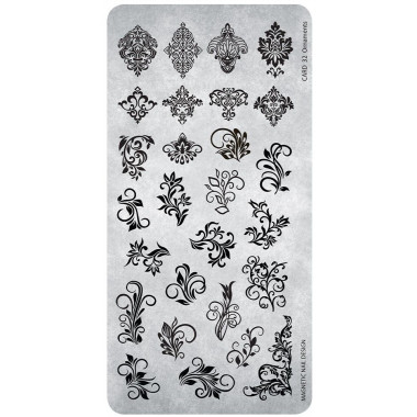 Magnetic Stamping Plate 32 - Ornaments
