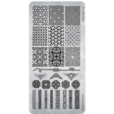 Magnetic Stamping Plate 39 - Celtic Knots 
