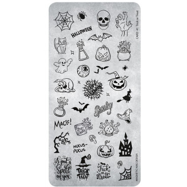 Magnetic Stamping Plate 41 - Trick or Treat 