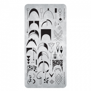 Magnetic Stamping Plate 61 - French Twist