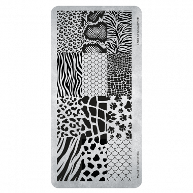 Magnetic Stamping Plate 69 - Animal Prints