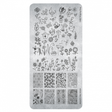 Magnetic Stamping Plate 79 - Spring Fling