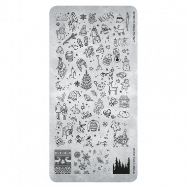 Magnetic Stamping Plate 82 - Winter is Coming