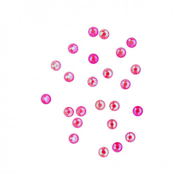 Magnetic Rhinestones Neon Pink 20 pcs - Maat M