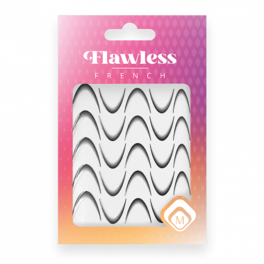 Magnetic Flawless French Sticker Black