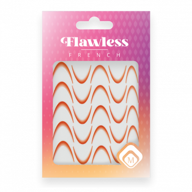 Magnetic Flawless French Sticker Red