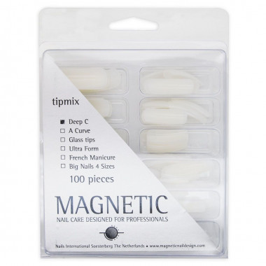 Magnetic Deep C Tip Mix 100 pcs / 10 sizes