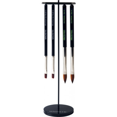 Magnetic Click-On Brush stand Black