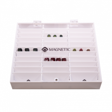 Magnetic Nailart Display Box White