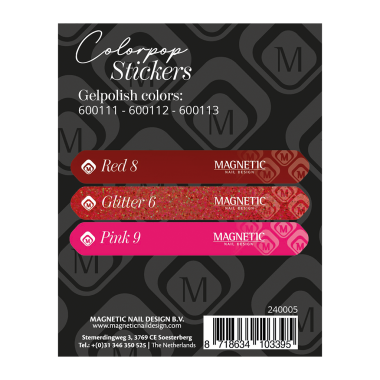 Colorpop Stickervel 600111 t/m 600113