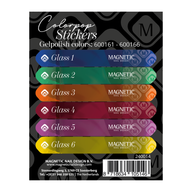 Colorpop Stickervel 600161 t/m 600166