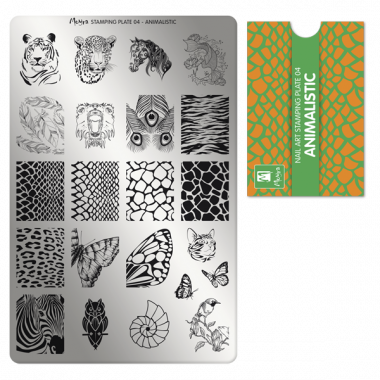 Moyra Stamping Plate 04 Animalistic