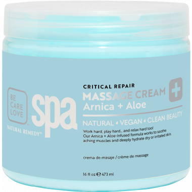 BCL SPA Massage Cream - Critical Repair - Arnica + Aloe 473 ml.